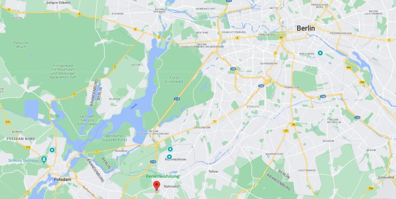 Geraeumige Und Zentrale Ferienwohnung Stahnsdorf Bagian luar foto